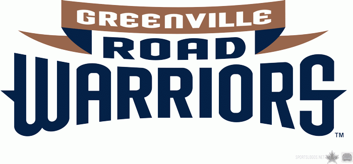 greenville road warriors 2010-pres wordmark logo iron on transfers for clothing